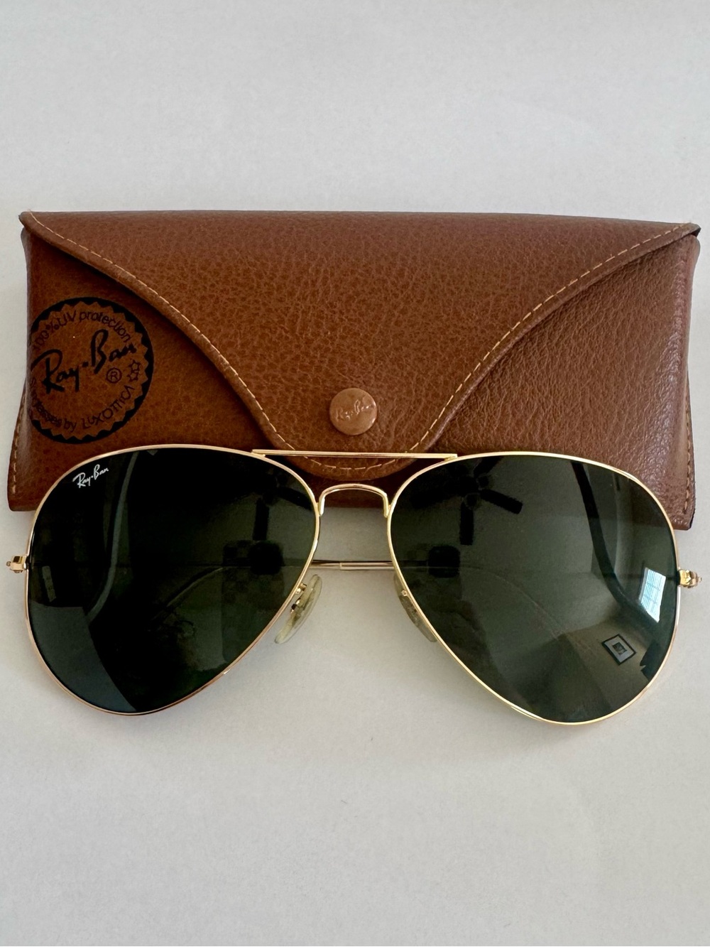 Ray Ban Large Aviators - EUC